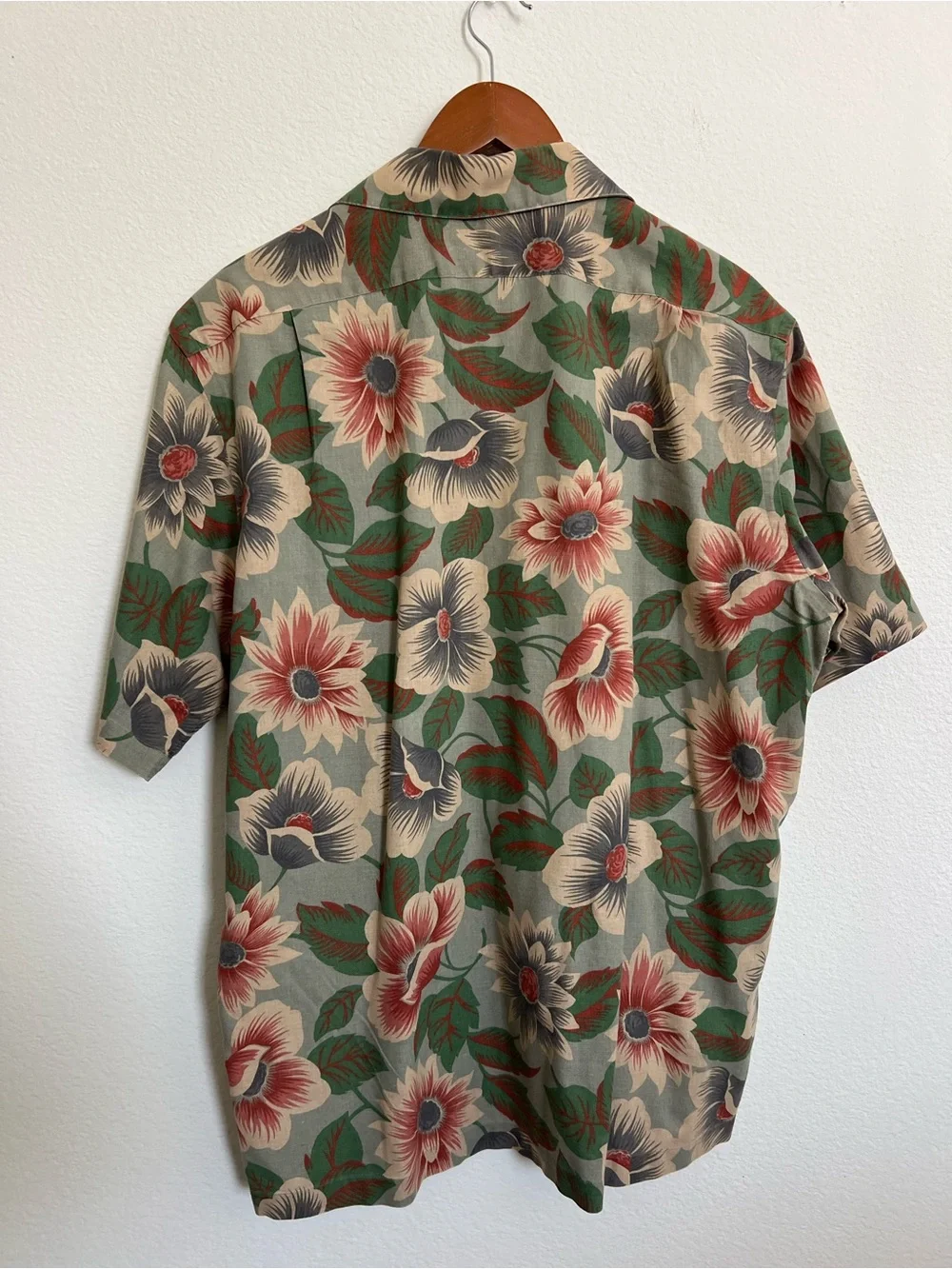 Polo by Ralph Lauren Men's Floral Short-Sleeve Shirt Jacket - Green/Red Floral